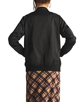 Women's Satin Bomber Jacket