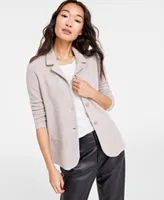 Charter Club Women's Petite 100% Cashmere Blazer, Created for Macy's