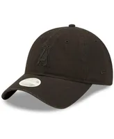 Women's New Era Los Angeles Angels Black on Black Core Classic Ii 9TWENTY Adjustable Hat