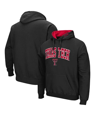 Colosseum Men's Texas Tech Red Raiders Arch & Logo 3.0 Pullover Hoodie