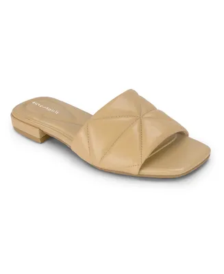 Easy Spirit Women's Quincie Square Toe Slip-On Slide Sandals