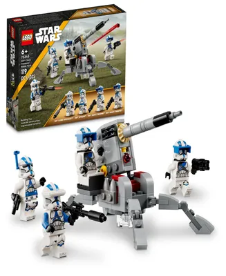 Lego Star Wars 501st Clone Troopers Battle Pack 75345 Toy Building Set with 501st Officer, 501st Clone Specialist and 501st Heavy Troopers Minifigures