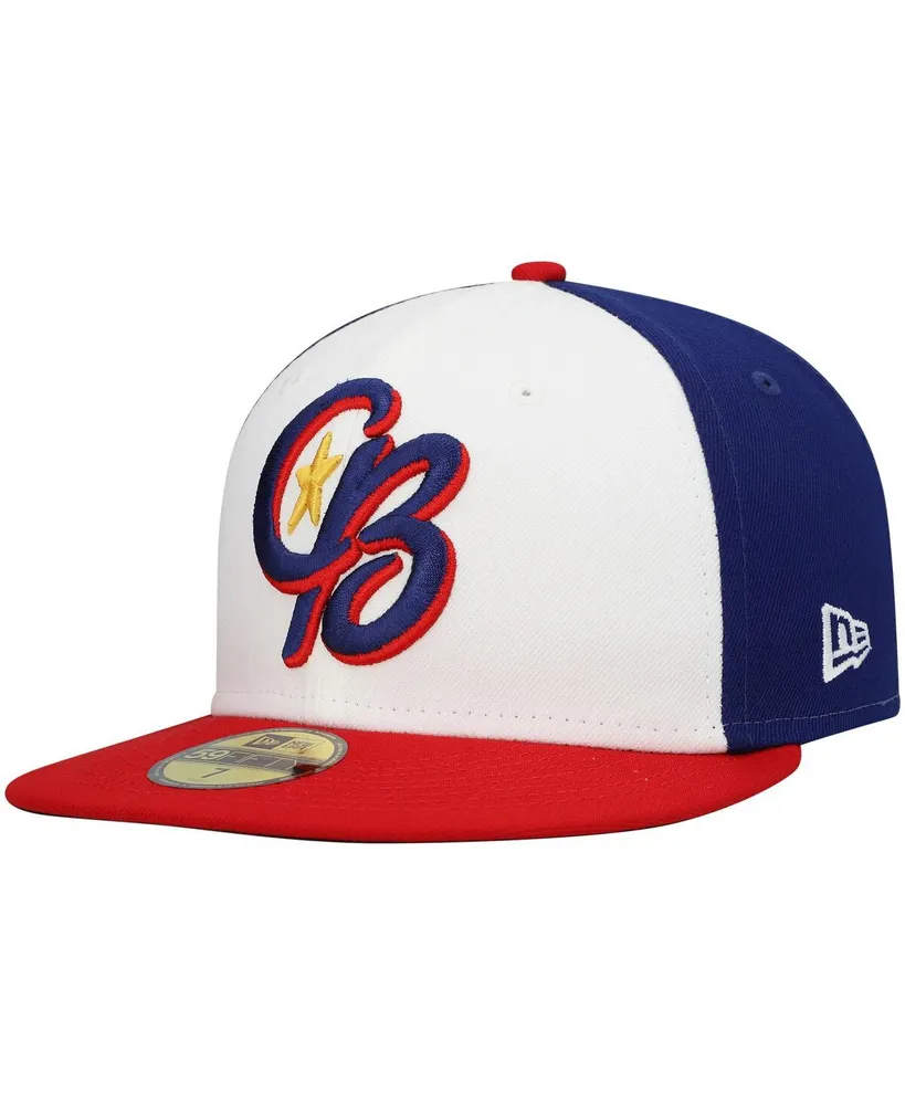 Men's New Era White Kannapolis Cannon Ballers Authentic Collection Team Alternate 59FIFTY Fitted Hat