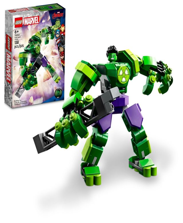 Lego Super Heroes Marvel Hulk Mech Armor 76241 Toy Building Set with Hulk Minifigure