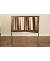 Baxton Studio Harena Modern and Contemporary Transitional King Size Finished Wood Headboard