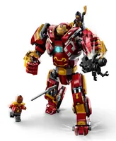 Lego Super Heroes Marvel 76247 The Hulkbuster: The Battle of Wakanda Toy Building Set with Bruce Banner, Okoye & 2 Outriders Minifigures