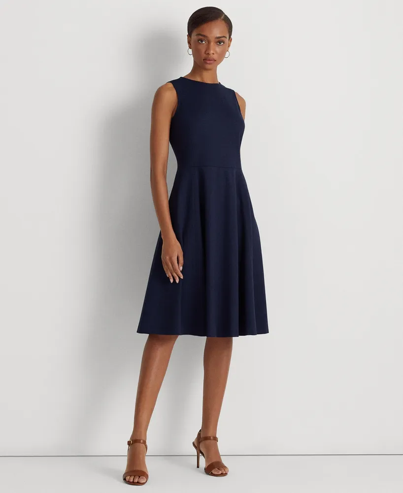 Lauren Ralph Women's Ponte Fit-and-Flare Dress