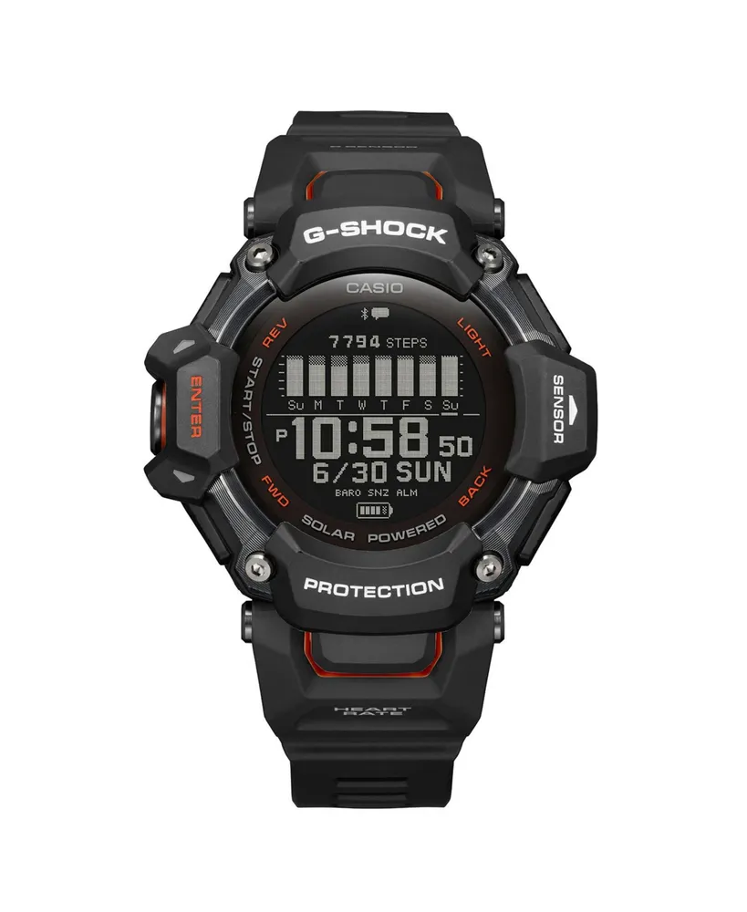 G-Shock Men's Digital Black Resin Plastic Watch, 52.6mm, GBDH2000-1A