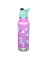 Insulated Kid Classic Stainless Steel Water Bottle w Sport Cap 12oz