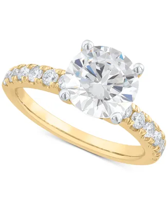 Grown With Love Igi Certified Lab Diamond Engagement Ring (3 ct. t.w.) 14k White Gold or &