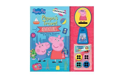 Peppa Pig: Peppa's Travel Adventures Storybook & Movie Projector by Meredith Rusu