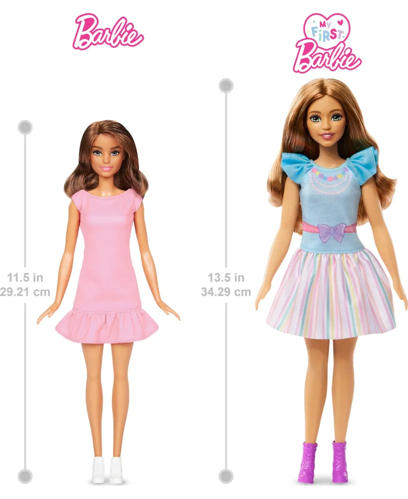 Barbie My First Doll with Brunette Hair and Bunny - Multi