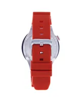 Axwell Men Summit Plastic Watch - Red, 46mm