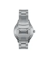 Nautis Men Deacon Stainless Steel Watch - Silver/Navy, 43mm