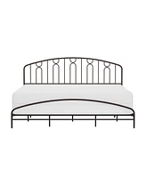 Hillsdale 44" Metal Riverbrooke Furniture Arch Scallop King Bed