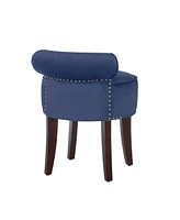 Hillsdale Lena Upholstered Vanity Stool