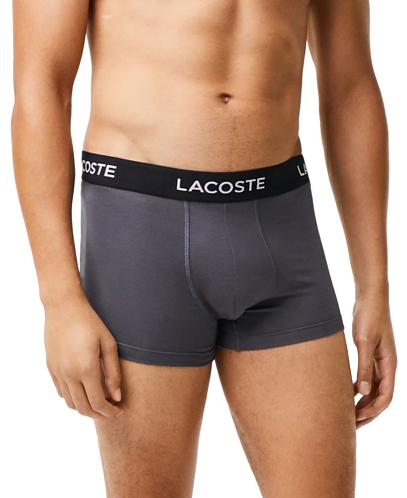 Lacoste Men's 5 Pack Cotton Trunk Underwear