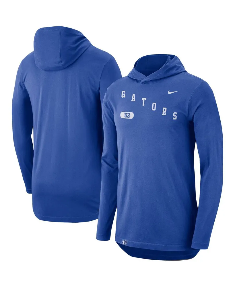 Men's Nike Royal Florida Gators Team Performance Long Sleeve Hoodie T-shirt