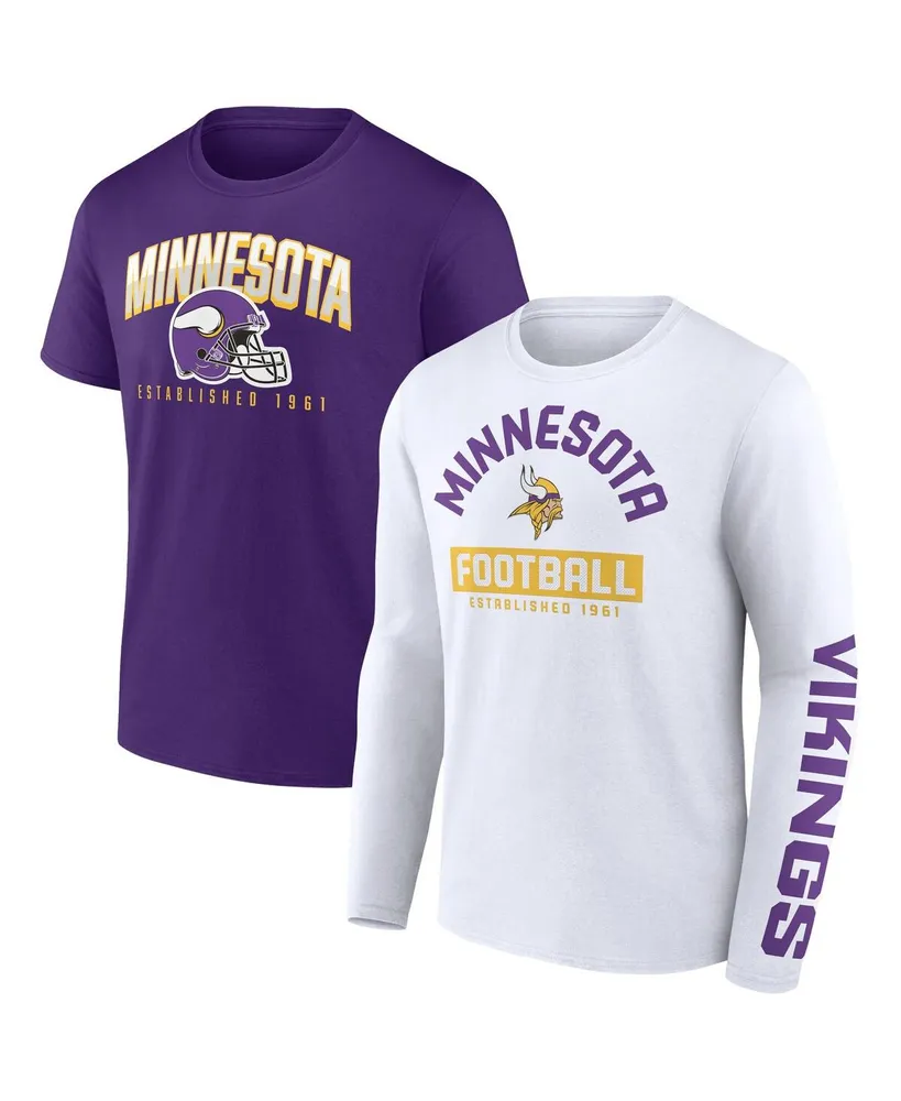 Men's Fanatics Branded Purple Minnesota Vikings Home Stretch Team T-Shirt