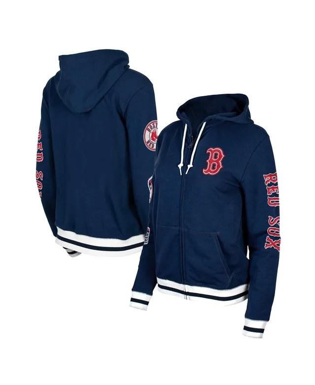 Boston Red Sox New Era Women's Elite Tri-Blend Full-Zip Hoodie