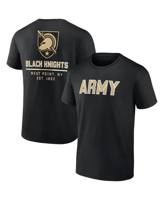 Men's Fanatics Black Army Black Knights Game Day 2-Hit T-shirt