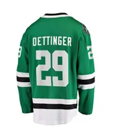 Men's Fanatics Jake Oettinger Kelly Green Dallas Stars Home Breakaway Player Jersey