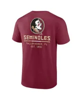 Men's Fanatics Garnet Florida State Seminoles Game Day 2-Hit T-shirt