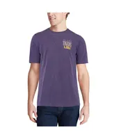 Men's Purple Lsu Tigers Welcome to the South Comfort Colors T-shirt