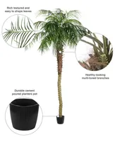 Vickerman 8' Artificial Potted Phoenix Palm Tree