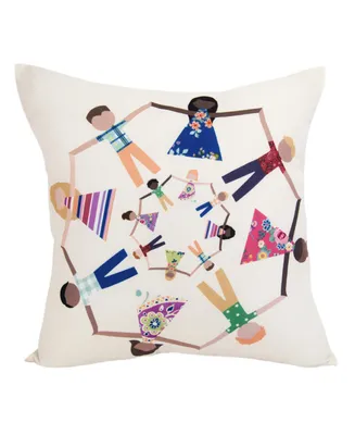Donna Sharp Cali Hands Decorative Pillow, 16" x 16"
