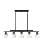 Savoy House Calhoun 5-Light Linear Chandelier