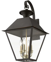 Livex Wentworth 4 Light Outdoor Extra Large Wall Lantern