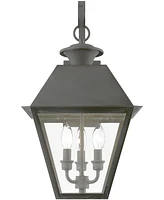 Livex Wentworth 3 Light Outdoor Large Wall Lantern