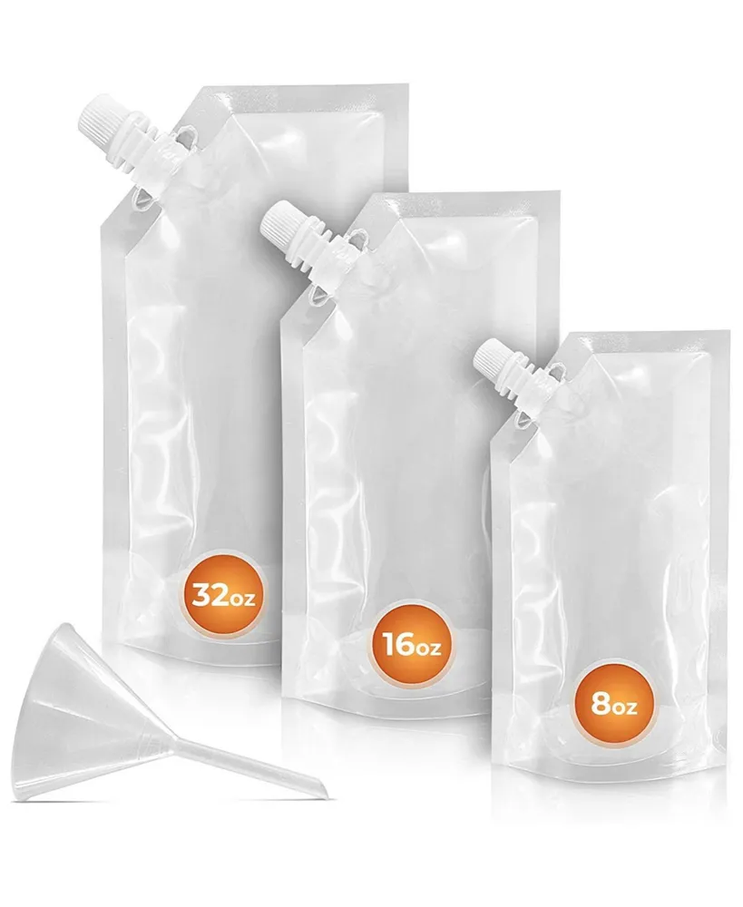 Premium Plastic Flasks - Drink Pouches For Festivals