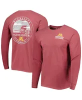 Men's Maroon Minnesota Golden Gophers Circle Campus Scene Long Sleeve T-shirt