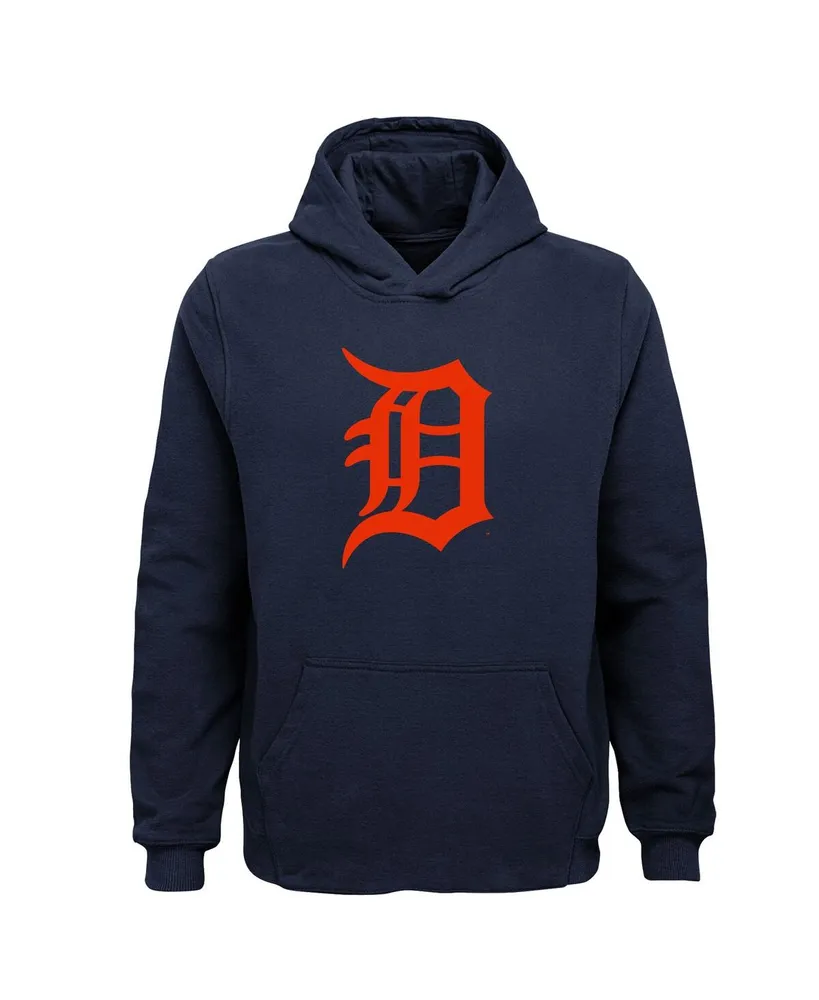 Nike Youth Detroit Tigers Blue Pregame Hoodie - M Each