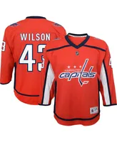 Big Boys and Girls Tom Wilson Red Washington Capitals Home Replica Player Jersey