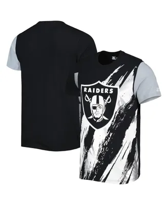 Men's Starter Black Las Vegas Raiders Extreme Defender T-shirt