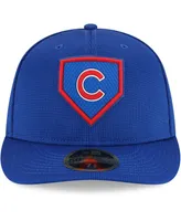 Men's New Era Royal Chicago Cubs 2022 Clubhouse Low Profile 59FIFTY Fitted Hat