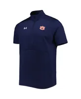 Men's Under Armour Navy Auburn Tigers Motivate 2.0 Half-Zip Jacket