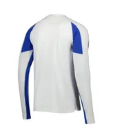 Men's Jordan White Florida Gators Basketball Shooting Raglan Long Sleeve T-shirt