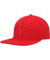 Men's Pro Standard St. Louis Cardinals Triple Red Snapback Hat