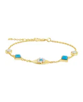 Sterling Forever Varuna Evil Eye Bracelet