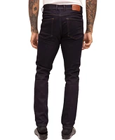 Ron Tomson Men's Modern Contrast Stitch Zip Fly Jeans