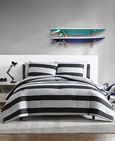 Closeout! Nautica Lawndale Reversible 3 Piece Comforter, Set, Full/Queen