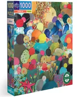 Eeboo Piece And Love Pebbles 1000 Piece Square Adult Jigsaw Puzzle Set, Ages 14 years and up