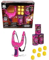 Realtree Nkok Handheld Slingshot Set Pink 25038 includes 6 Foam Balls 3 Can Targets, Toy Slingshot Shoots Upto 30', Officially Licensed