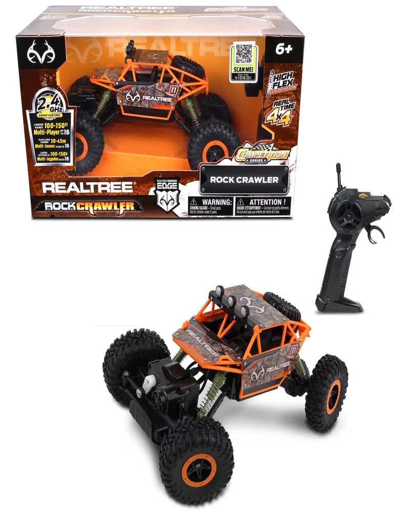 Realtree Nkok 1:16 Scale Rc Rock Crawler Edge Camo Blue 2.4 Ghz Radio Control 81612, Competition Series, Real Time 4X4, Officially Licensed