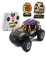 Mean Machines Nkok 2.4 Ghz Rc Reaper Baja Truck Radio Controlled 81802, With Turbo Boost, Purple Yellow, Full Function Rc, Off Roading Racer
