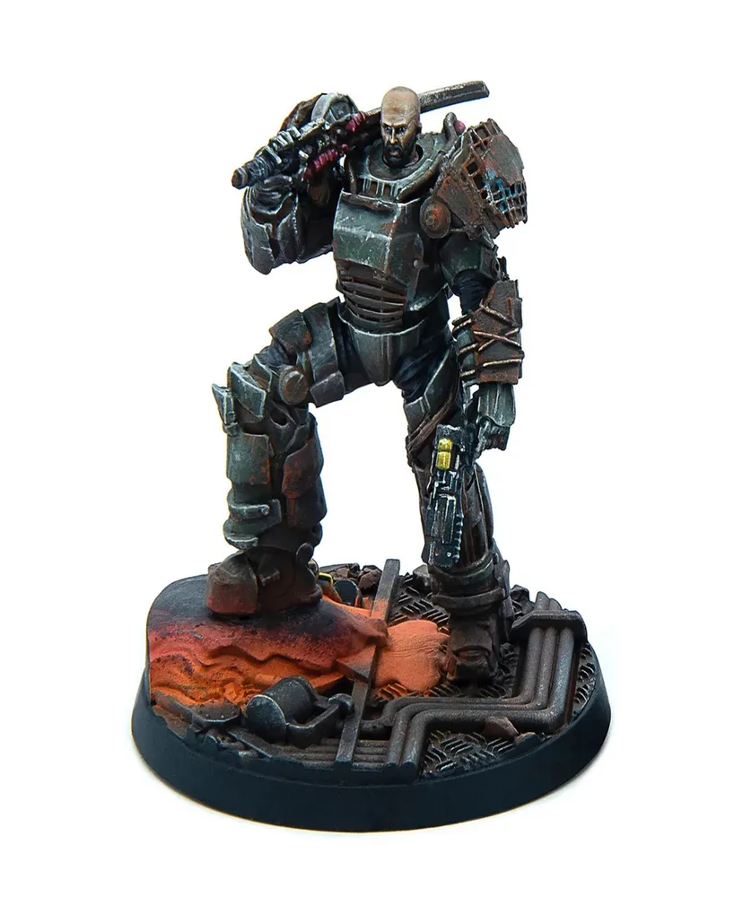 Fallout Wasteland Warfare Raiders the Forged 6 Unpainted Resin Miniatures